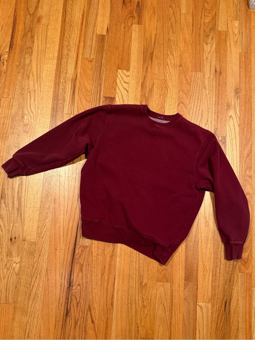 Brandy Melville Burgundy Crewneck Sweater